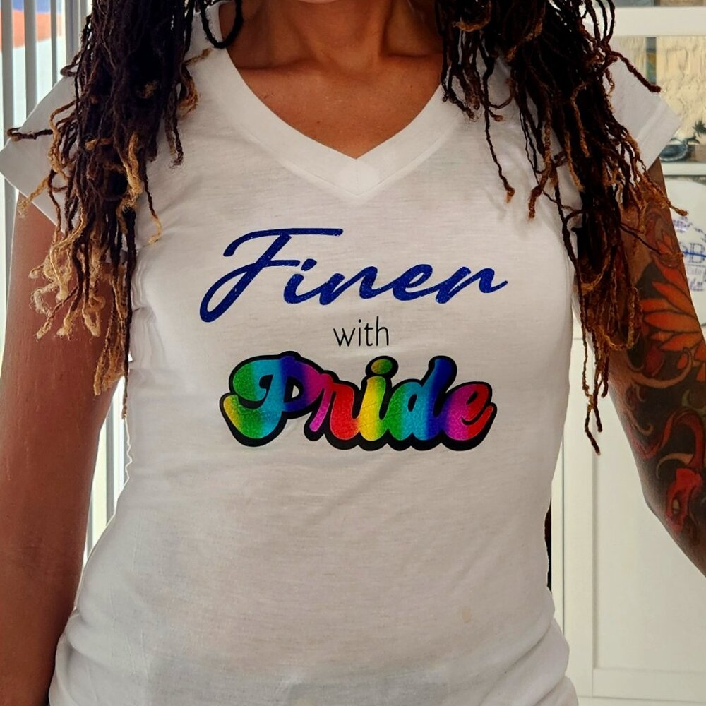 MADE TO ORDER FINER WITH PRIDE T SHIRT